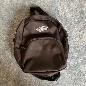 black and white mini vans backpack
